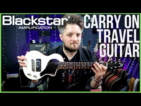BLACKSTAR CARRY ON TRAVEL GUITAR - A Travel Guitar that ROCKS