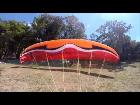 Decolagem em Santa Rita do Sapucaí - Vento Forte!