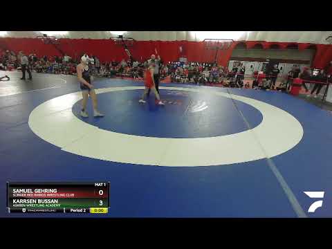119 Lbs 1st Place Match - Karrsen Bussan, Askren Wrestling Academy Vs Samuel Gehring, Slinger Red