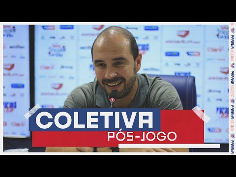 COLETIVA PÓS-JOGO COM O TÉCNICO ALLAN AAL | PARANÁ CLUBE 3x1 JUVENTUDE