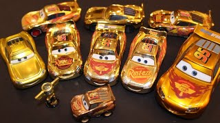 Disney Cars All Gold Lightning McQueen Die-casts (Metallic, Chrome, Custom)
