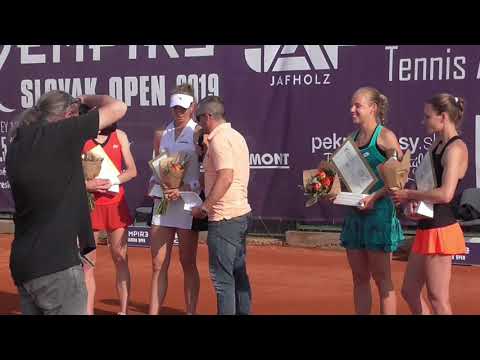 EMPIRE Slovak Open 2019: BLINKOVA (RUS)-KNOLL (SUI) - LISTER (SWE)-VORACOVA (CZE) 7-5 7-5