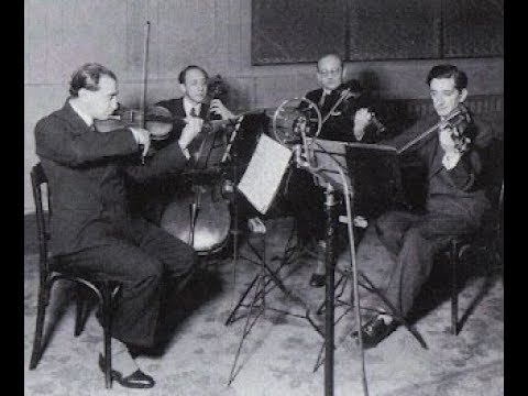 Lener Quartet - Beethoven : String Quartet in F "Rasoumoffsky" Op.59 -No.1 - 3 & 4th Mvt (1927) 再復刻