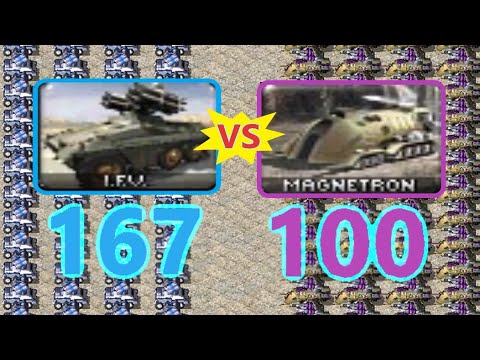 IFV vs Magnetron Tank - Same Cost - Red Alert 2