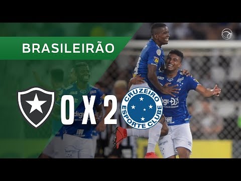 BOTAFOGO 0 X 2 CRUZEIRO - GOLS - 31/10 - BRASILEIRÃO 2019