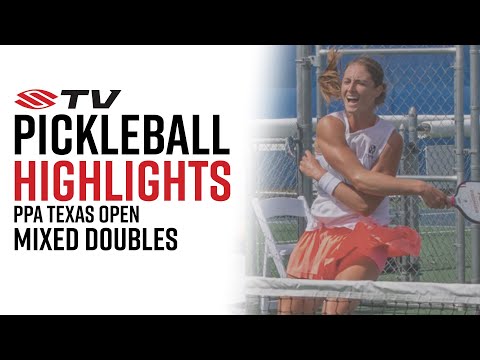 Callie Smith's Perfect Defended Erne Pickleball Highlight - PPA Texas Open Mixed Doubles