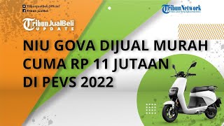 Gokil! Motor Listrik Ini Dijual Murah Cuma Rp 11 Jutaan di PEVS 2022, Intip Spesifikasi NIU Gova