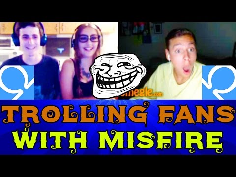 Trolling Fans On Omegle With MisFire!