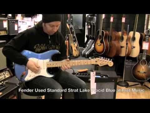 Fender Used Standard Strat Lake Placid Blue at Fret Music