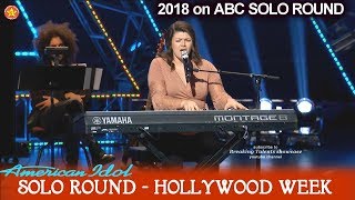 Shannon O'Hara sings  BEAUTIFUL "Up to the Mountain" Solo Round Hollywood Week American Idol 2018