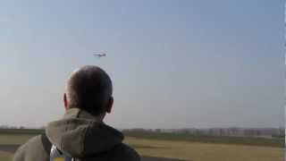 preview picture of video 'Hangar 9 Taylorcraft Erstflug'