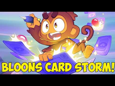 New Game from Ninja Kiwi - Bloons Card Storm! - - YouTube