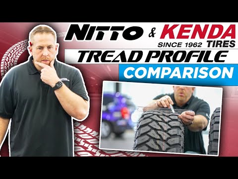 Tire Tread Profile Comparison | Nitto Trail Grappler MT, Nitto Ridge Grappler, Kenda Klever MT