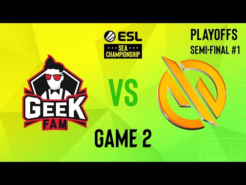 Geek Fam vs Motivate Trust - Game 2 [ESL SEA Championship playoffs]