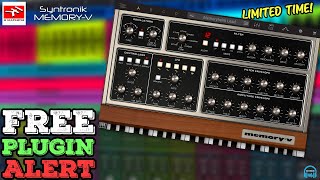 Video thumbnail for FREE PLUGIN ALERT - IK Multimedia Syntronik MEMORY-V Memorymoog Synth (LIMITED TIME!) by BenoniStudio