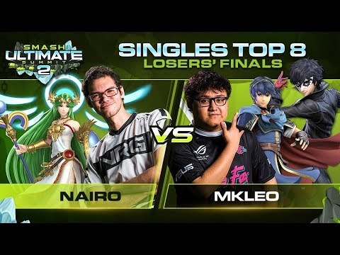 Nairo vs MkLeo - Singles: Losers Finals - Ultimate Summit 2 | Palutena vs Joker, Marth