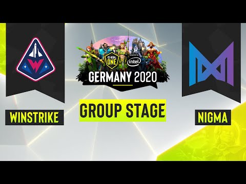 Dota2 - WinStrike vs. Nigma - Game 1 - ESL One Germany 2020 - Group Stage