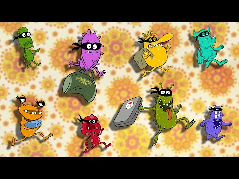 GERMS | The Grimes | Funny rhyming bathtime & bedtime stories for kids!