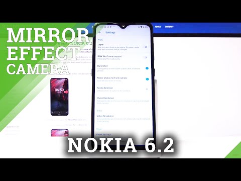 How to Enable Camera Mirror Effect in Nokia 6.2 (2019) - Turn Mirror On/Off