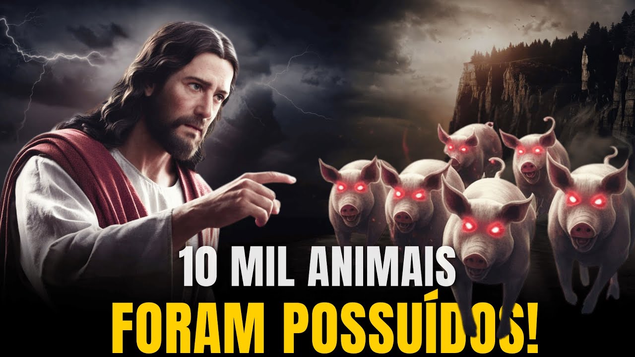 A LEGIÃO de DEMÔNIOS e os PORCOS! Por que eles pediram os porcos para Jesus?