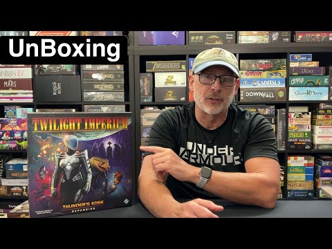 TDG: Twilight Imperium: Fourth Edition - Thunder's Edge unboxing with Ray