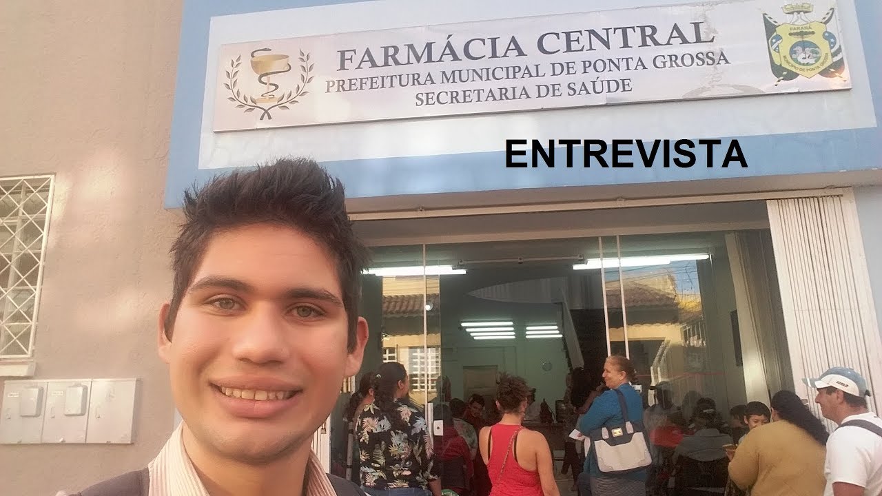 Entrevista na farmacia central de ponta grossa
