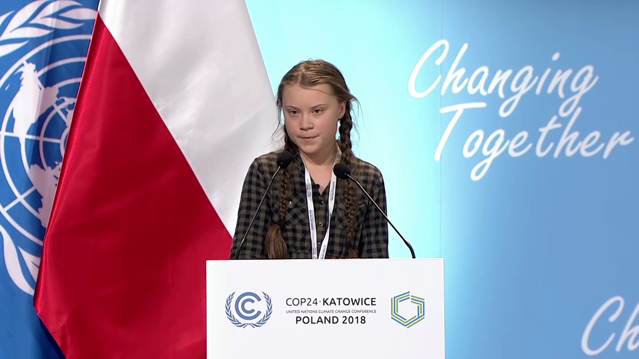 UN COP24 - Discurso de Greta Thunberg (com legendas)