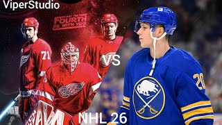 Detroit Red Wings vs Buffalo Sabres | NHL 26 / PS5