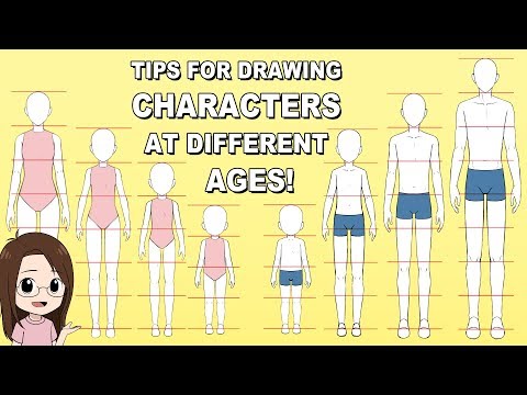Tips for Drawing Manga Characters at Different Ages!