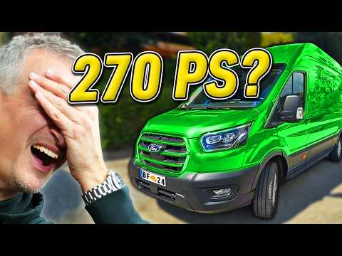 SPRINTER KILLER von FORD? TRANSIT ELEKTRO mit 270 PS!