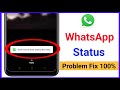 there was an error playing the video in whatsapp problem | WhatsApp status nahi chal raha