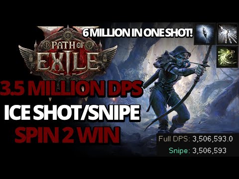 POE2 - 6 Million in 1 Snipe -  Ice Shot Ranger Build Guide - Deadeye Build Guide - One Shot Bosses!