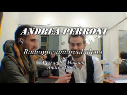 Andrea Perroni ai microfoni di RGA-Radio Giovani Arcobaleno