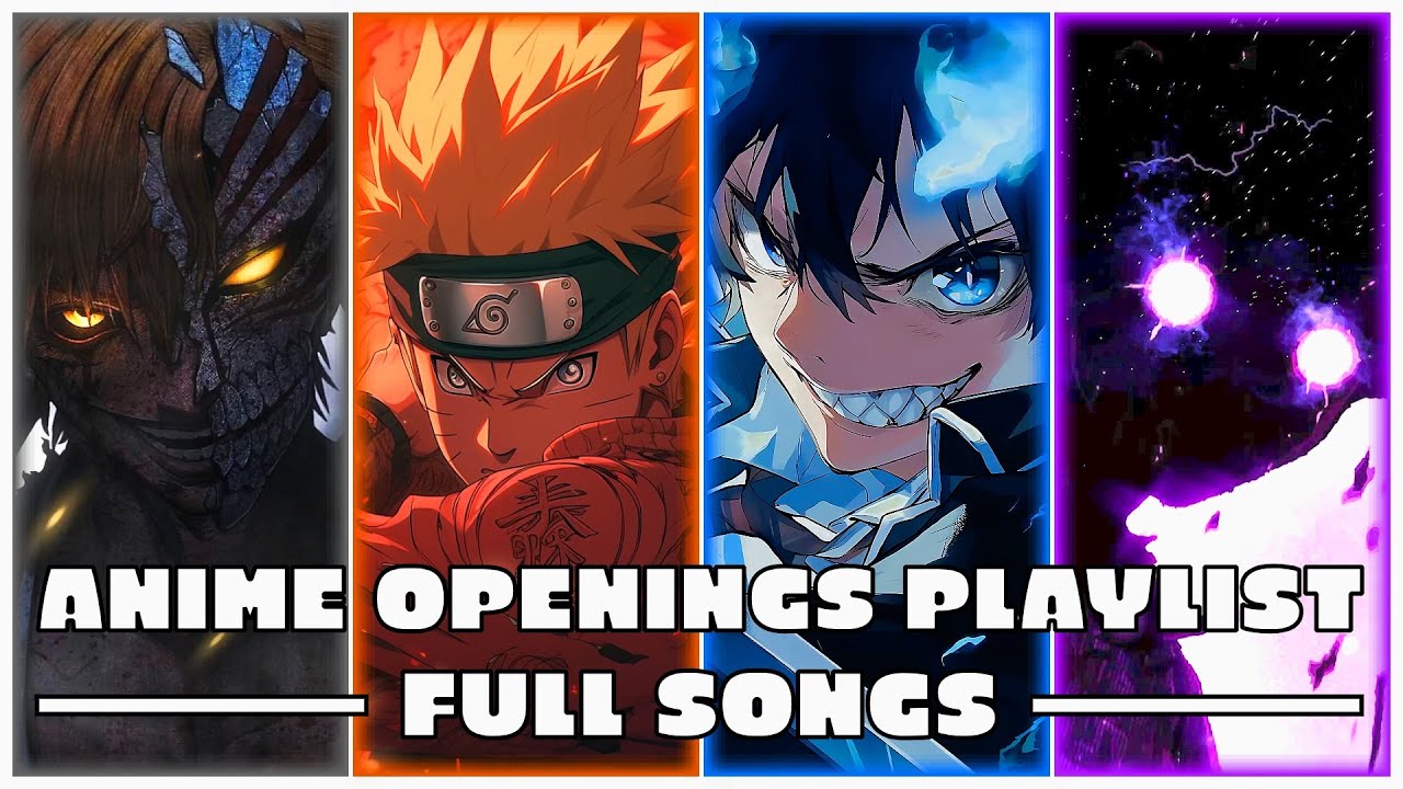 Best Anime Openings Playlist 1 | Full Songs