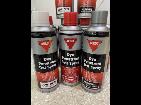 Aerol Dye Penetrant Test (DPT) Spray (Cleaner) Grade 9930, 277g/400ml