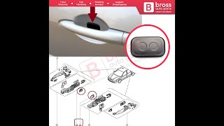 BDP1195 Keyless Entry Door Sensor Cover 8200008498 for Renault Espace 4 Fluence Laguna 2 3 Latitude