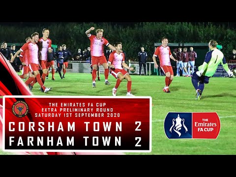 Corsham Town FC 2 V 2 Farnham Town FC - Official FA Cup Match Highlights