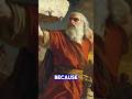 Why Moses didn't enter the promise land #god #jesus #bible #faith #biblestories #shorts