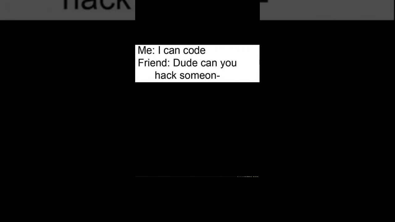 When you tell your friend you can code #programmerhumor  #shorts #short