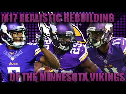 Madden 17 Franchise | Realistic Rebuilding of The Minnesota Vikings! So Many Late Draft Gems!!