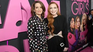 Lindsay Lohan and Tina Fey REUNITE at Mean Girls premiere in NYC