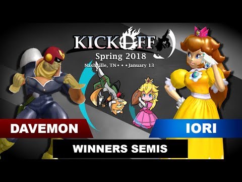 Kickoff - Spring 2018 - Melee Singles - Iori (Peach) VS Davemon (Falcon) - Winners Semis