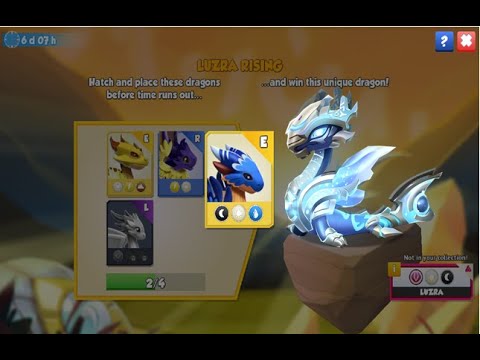Luzra Rising Event-Dragon Mania Legends | Indigo and Snow queen Hatched |  DML