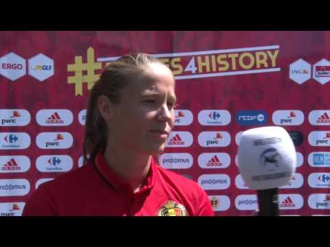 Lenie Onzia: "Oplopen op een EK was speciaal, en zeker het publiek"