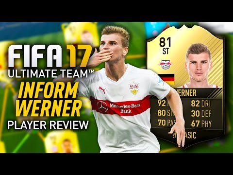 FIFA 17 IF WERNER (81) *OVERPOWERED* PLAYER REVIEW! FIFA 17 ULTIMATE TEAM!