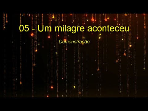 Voz   05 Um milagre aconteceu