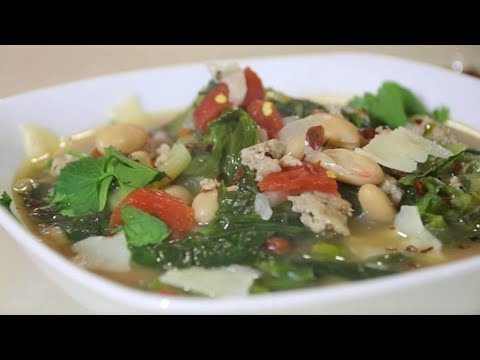 Minestra alla Napoletana | Escarole, Sausage & White Bean Soup