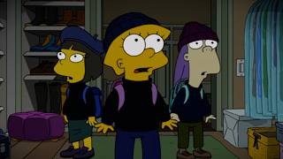 LISA COMECOU A INVADIR A CASA DOS OUTROS COM SUAS AMIGAS | OS SIMPSONS