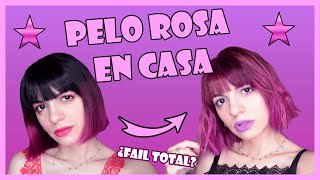 🌸ME TINTO TODO EL PELO ROSA EN CASA (OTRA VEZ) *sale regular*🌸