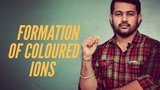 Formation of coloured ions | d and f block Elements | Class-12th